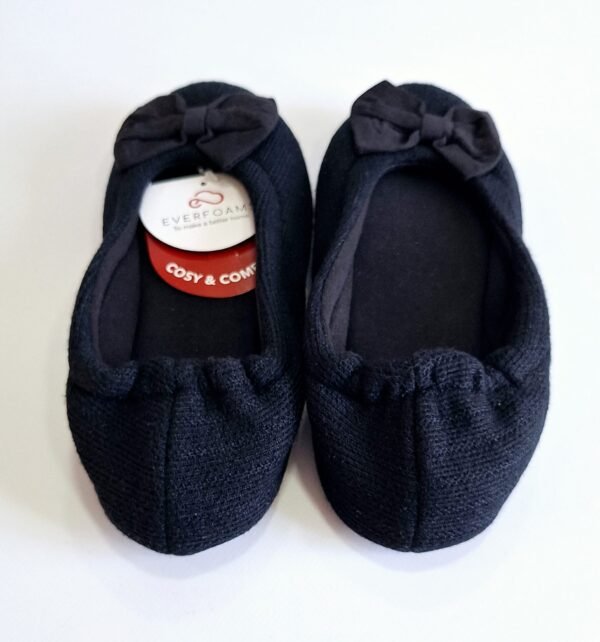 Pantuflas bailarinas ligeras de rizo y algodón