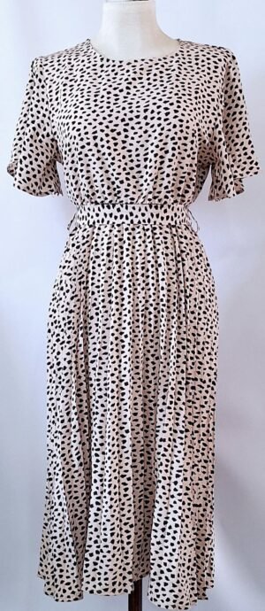 Vestido Corte en A, plisado